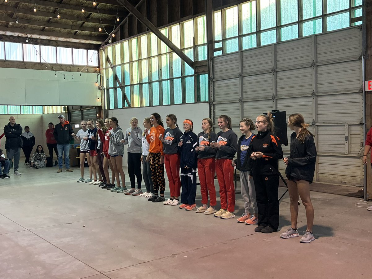 Our girls team were Class C-2 District Champions today at our home course!! This is their 4th straight district title! Addi-7th, Morgan-9th, Olivia-11th, Maria-12th, Ava-17th, and Josyln 31st! We’re onto the State Meet next week! So proud of this team!