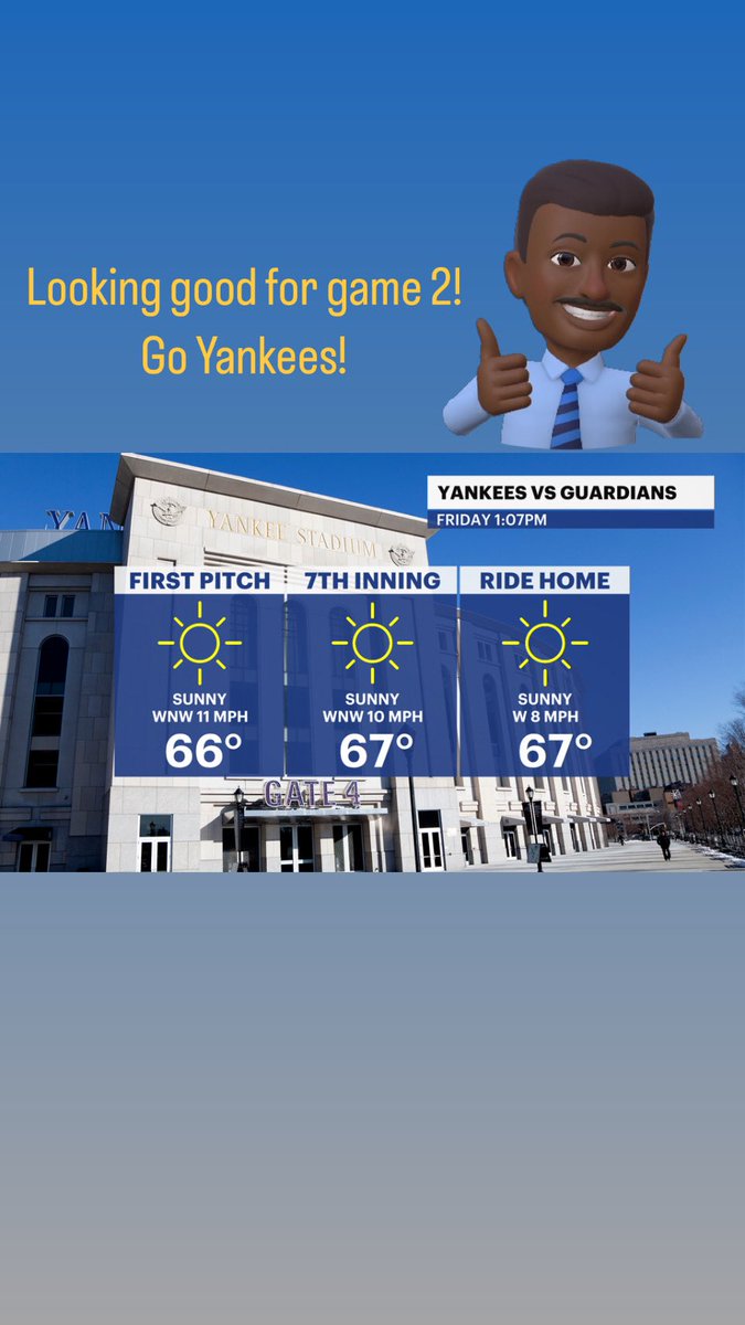 #n12stormwatchers #news12 #news12bx #news12bk #nycweather #goyankees #yankees #baseball