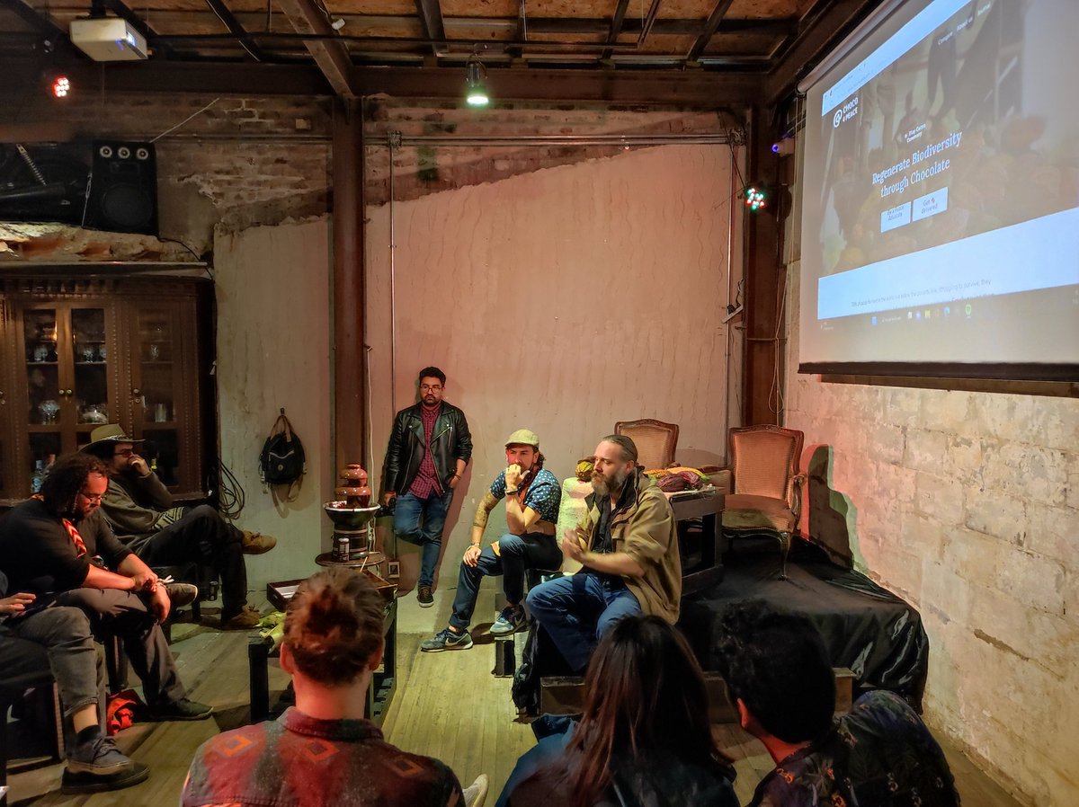 Forget the gold standard. 

We want the cacao standard.

Envisioning the transitioning from cocaine to cacao production in rural Colombia using community currencies and syntropic agroforestry with <a href="/wor/">Will Ruddick</a> <a href="/grassEcon/">Grassroots Economics</a> <a href="/Choco4Peace/">Choco4Peace</a> 

#refi4peace