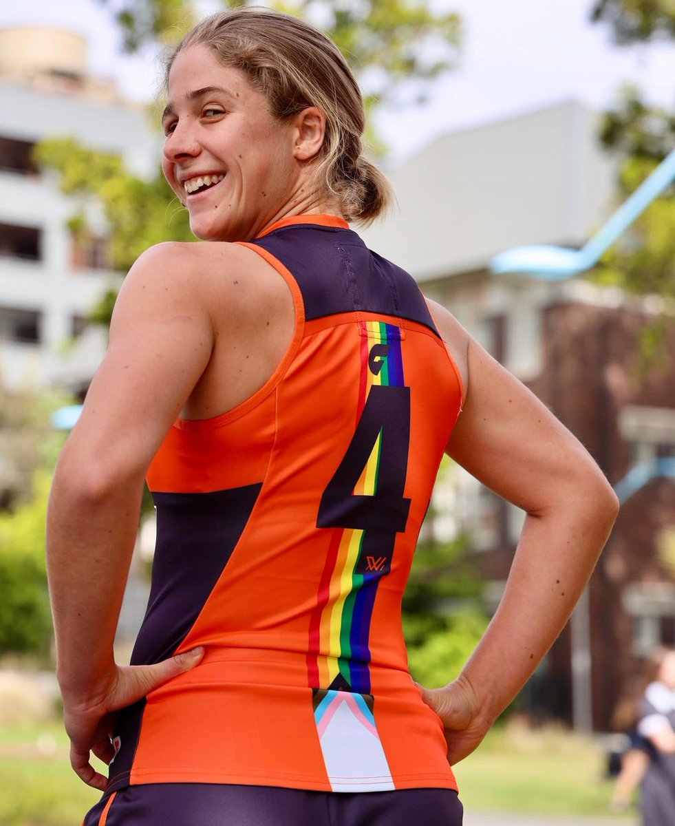 Defender Katherine Smith said Pride Round is extremely important to her.

“It is a fantastic celebration of our rainbow community and love, I think it is important to show representation of love and inclusivity, and sport is a great avenue to promote that."

#AFLW