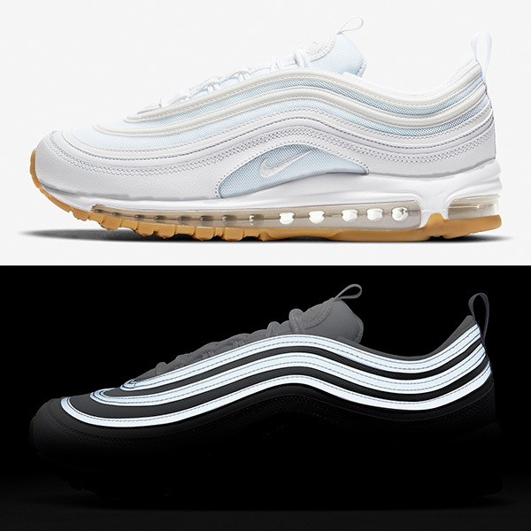 nike air max 97 white gum