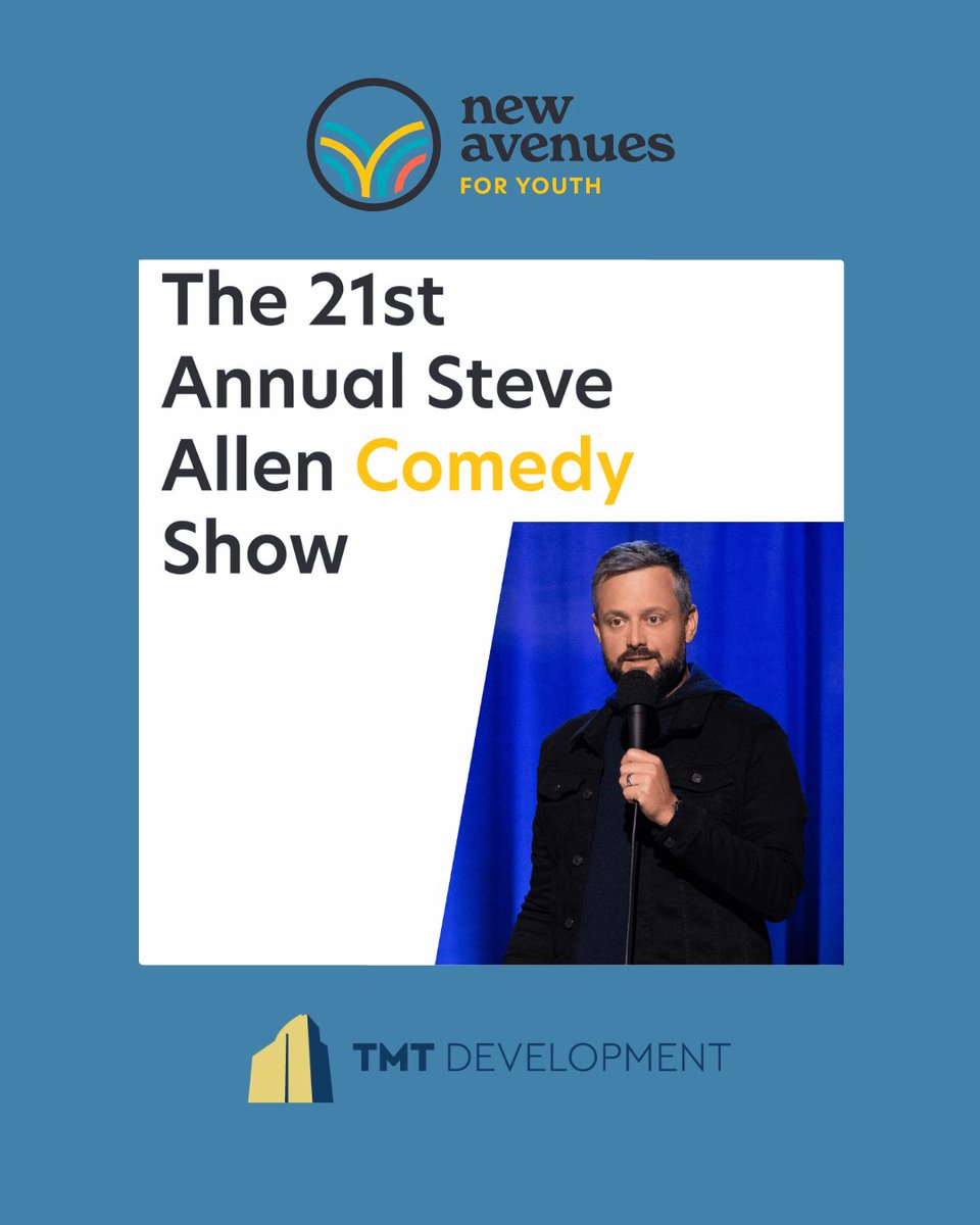 We had such a fantastic time, and lots of laughs, at last night's 21st Annual Steve Allen Comedy Show fundraiser for New Avenues for Youth! As a proud sponsor, we thank you for coming, donating, and supporting the cause that is so important to TMT.
