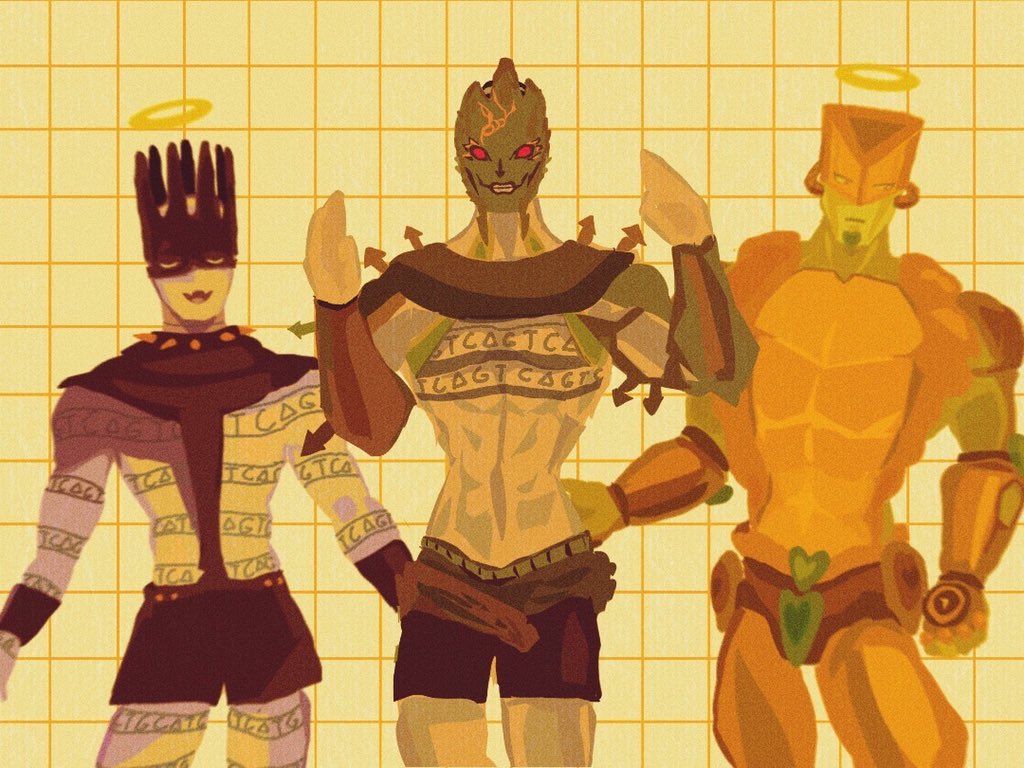 Kernelimage44's tweet image. #diopucciweek Day5-stands
I often wonder if there’s a world where only stands exist how do they breed (or do they need to)