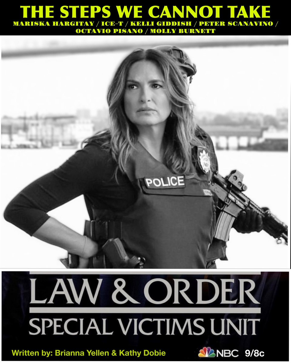 dancelife44gma1's tweet photo. The writing tonight is phenomenal. The opening of the show took me out. Powerful. WOW! #SVU24 #SVU #TheStepsWeCannotTake Thank u @ItsAlwaysBreezy & @kat_dobie for your brilliant writing. I felt this deeply. The cast BRAVOโฅ๏ธ
@JulieMartinNY @Mariska
@SVUWritersRoom @lawandordertv https://t.co/ZWIDyJBQpQ