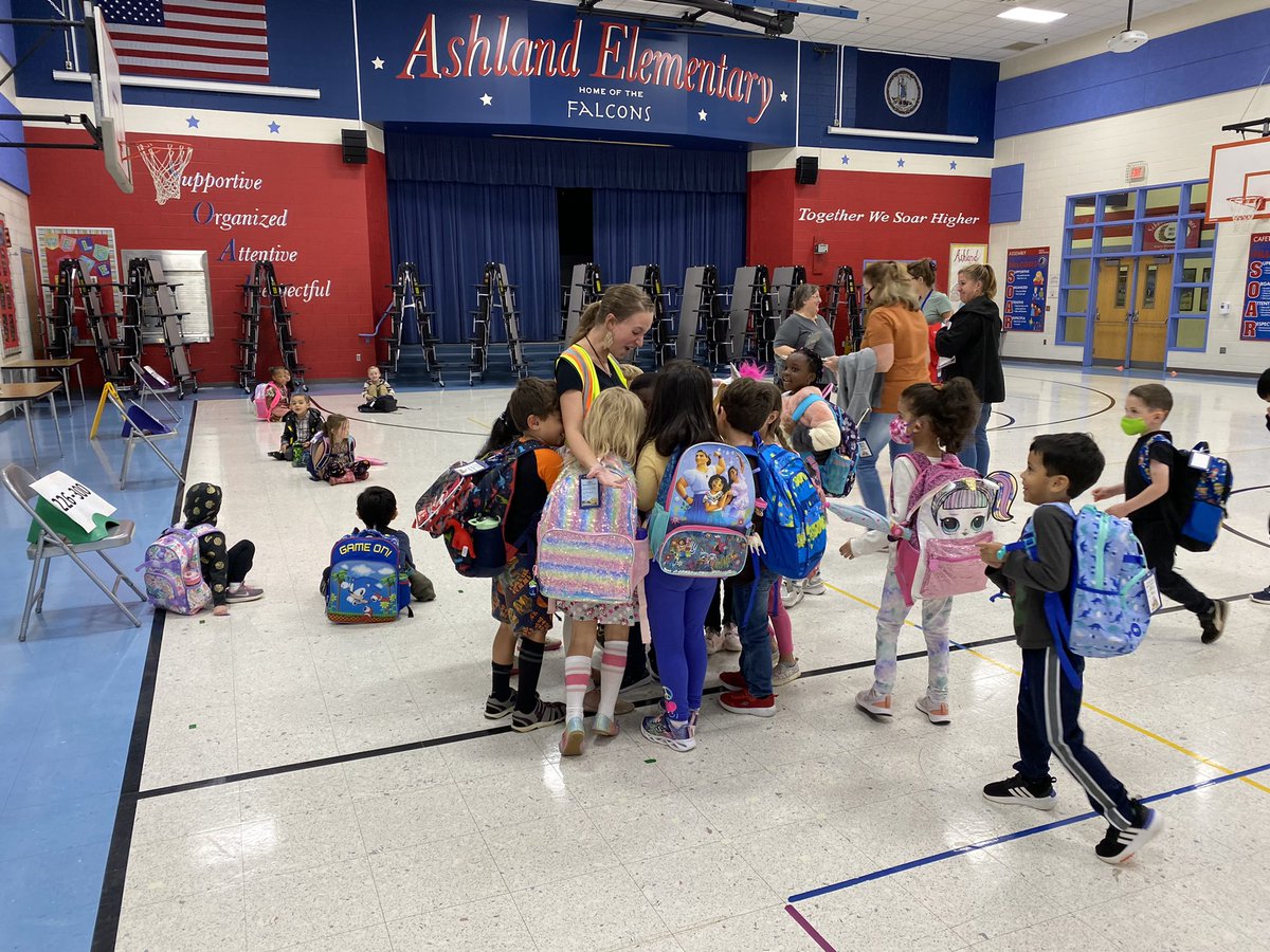 Our Music Teacher, Ms. Pellegreen, is the Kindergarten whisperer!! They, along with students in all other grade levels, love her! We are so lucky to have her at @AshlandSoar !