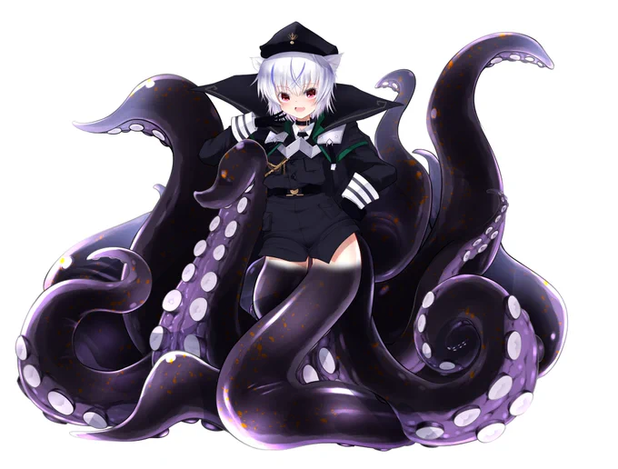 #世界私の絵柄変わりすぎだろ選手権 

触手の進化

←2000年頃? 2021年頃?→ 