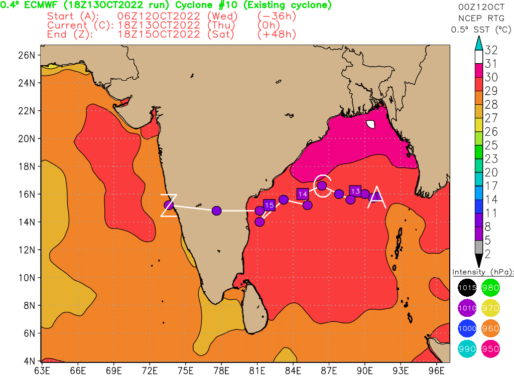BHASKARANSHIVAR's tweet photo. #chennairains #NorthEastMonsoon #Tamilnadu omg track now changing #ECMWF #UKM #NAVGEM and in the next run fingers crossed 🤞 https://t.co/AZccg9UWO6
