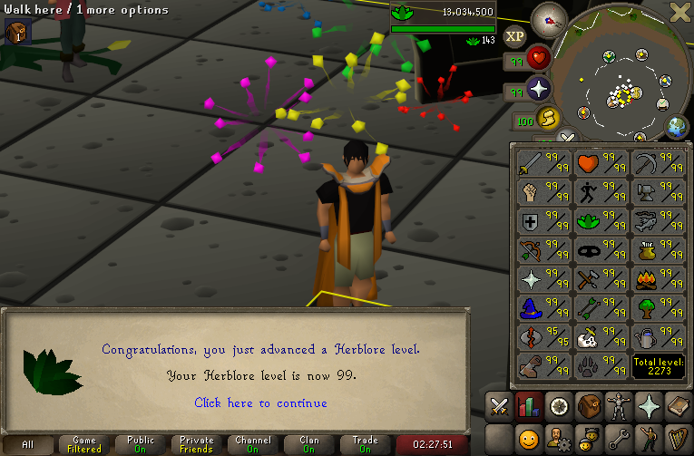 UIM_Neil's tweet photo. 99 Herblore on the UIM https://t.co/Ss0ay2jL4x