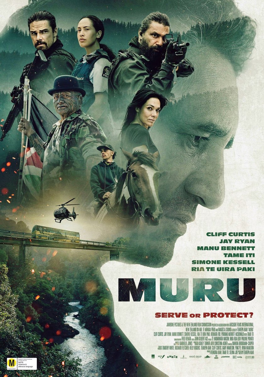 #NowWatching MURU #TeArepaKahi #CliffCurtis #JayRyan @manubennett #SimoneKessell #TameIti #RoimataFox #RiaTeUiraPaki