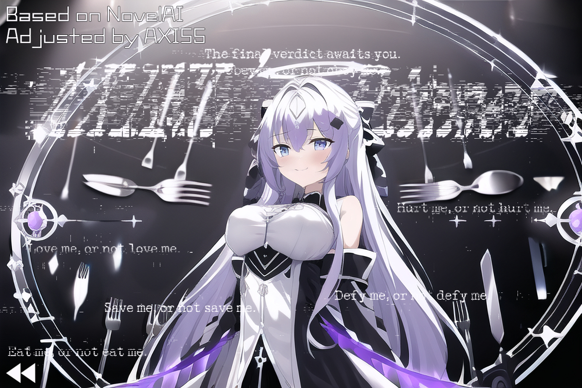 AXIS5Hacker's tweet photo. Twisted protocol: [DINNER] #NovelAI #AXIEL #NovelAIDiffusion #AI #オリキャラ #女の子 #photoshop #Creepy #forks https://t.co/caZkJ9hfsC https://t.co/lORolpYLVO