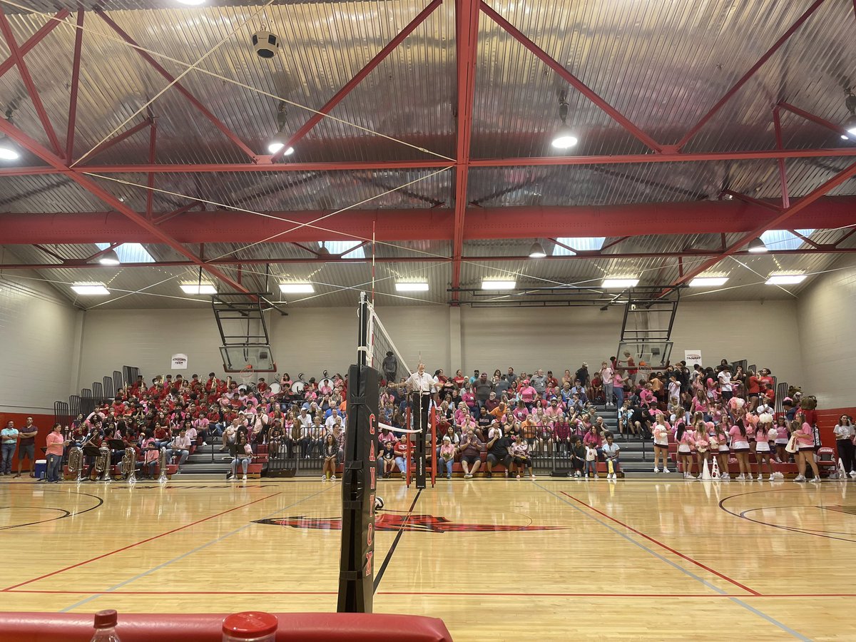Thank you to everyone that came out to our last home volleyball game, and our Pink Out Game. We had a packed house tonight to witness our victory over AHJH. Way to go 8th grade volleyball!! <a href="/SChapman_cms/">sarah chapman</a> <a href="/c_quidachay/">Chelsea Quidachay</a> @jess_carollo16 <a href="/MrsKaraJenkins/">Kara Jenkins</a> <a href="/canyonVB/">Canyon Volleyball</a>