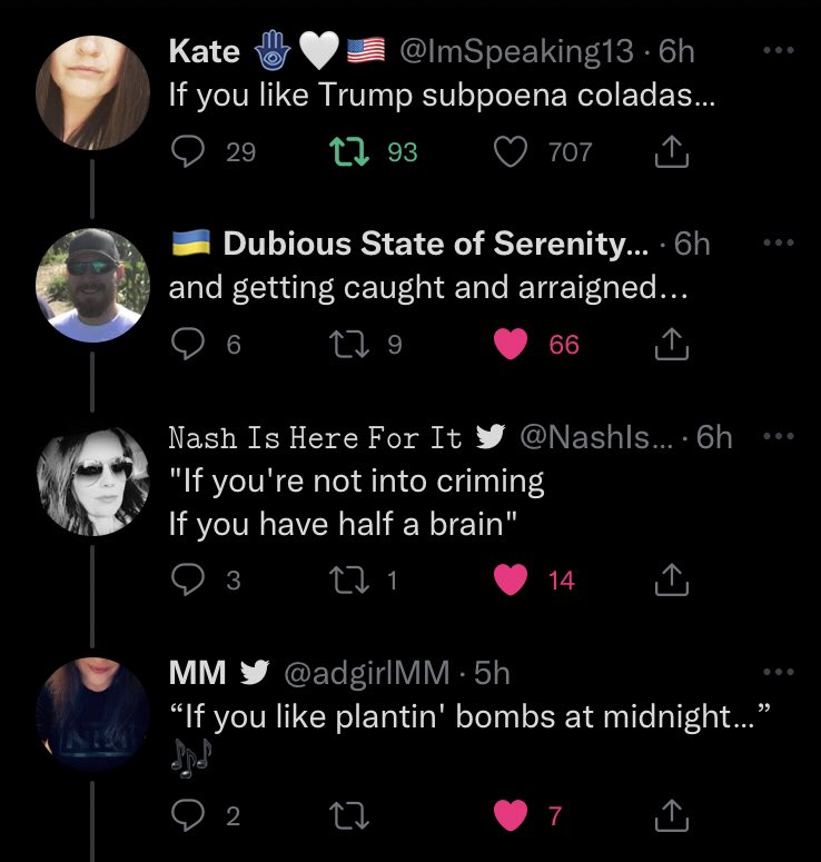 This is pretty much exactly what I’m on Twitter for.