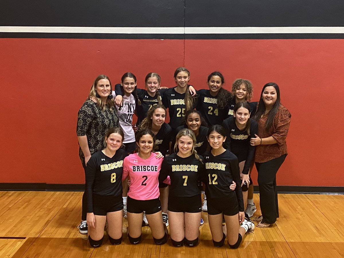 7A earned their spot tonight and advances to Championship!! I am so proud of these girls <a href="/BJHGirlsAth/">BJHGirlsAthletics</a> <a href="/BJHAthletics/">Briscoe Athletics</a> <a href="/briscoe_eagles/">Briscoe Junior High</a>