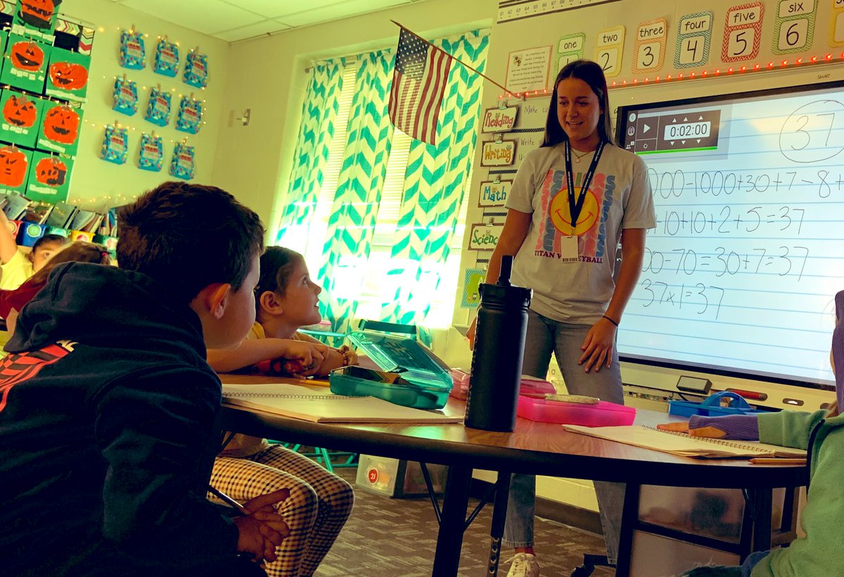 I have had nothing but the absolute BEST cadet teachers from STA.  It is a magical moment when you let them go and they do what they are meant to do! My students adore Miss Willard ❤️<a href="/LSR7/">Lee's Summit R-7 Schools</a> <a href="/STAexcels/">STA</a> <a href="/MrsTurnerSTA/">Ashley Turner</a> <a href="/hhehornets/">Hawthorn Hill Elementary</a> <a href="/LSWVolleyball/">LSW Volleyball</a> <a href="/lswhstitans/">LSW Titans</a>