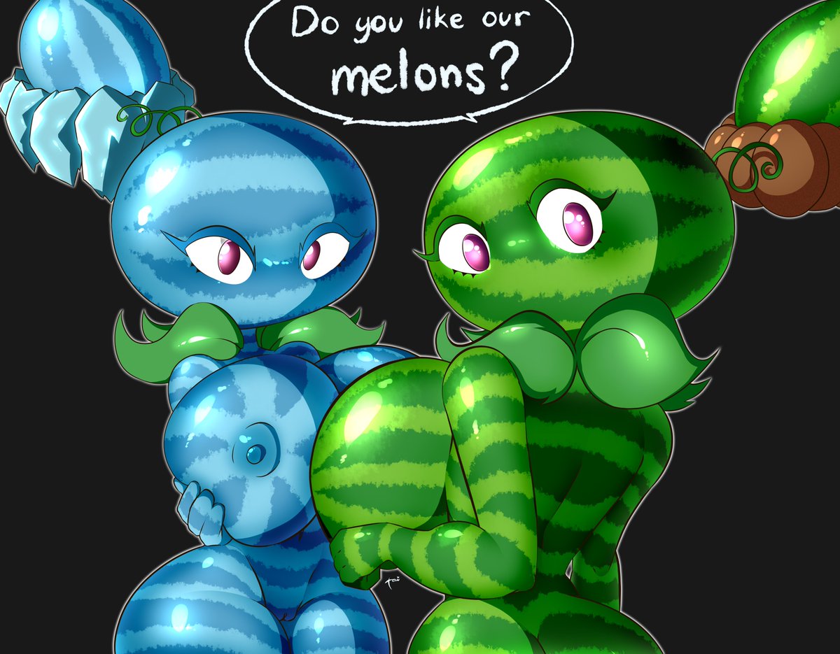 OrigTai's tweet photo. Watermelon x Wintermelon Pult are two in a 'melon'😳
~
~
~
~
#hentai #fanart #pvzfanart #PVZ #R34 #boobs #pvzr34 #thicc https://t.co/sE2leIbwSk