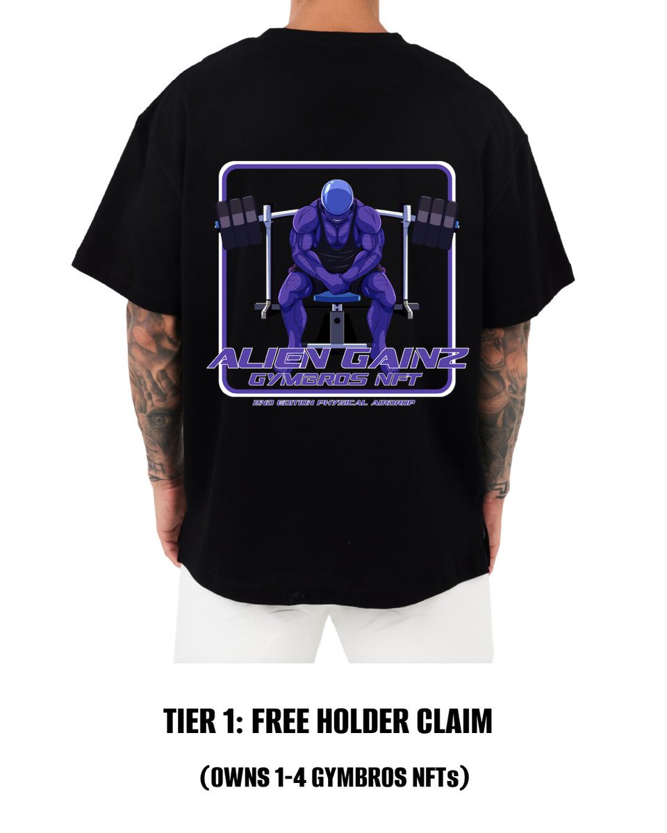 GYMBROs FAM!! FREE MERCH CLAIM #2 is now live for all holders!!🤝🔥

Please blow this post up guys and tag your friends so as many people can see this as possible!!

HOW TO CLAIM:

1. Join Our Discord: discord.gg/mYVEFKQQaT
2. Connect with Collabland and claim 🔥

#gymbros #nft
