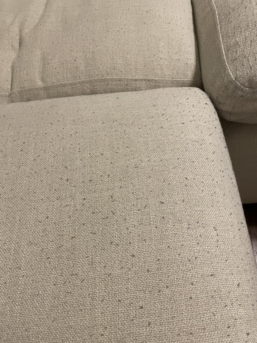 britnalim's tweet photo. @AshleyHomeStore I sent you a DM with all the information. Our IKEA fabric couch that we’ve had for 5 years has less filing than our 4 months old Ashley furniture. https://t.co/VQnZfQ2WeC