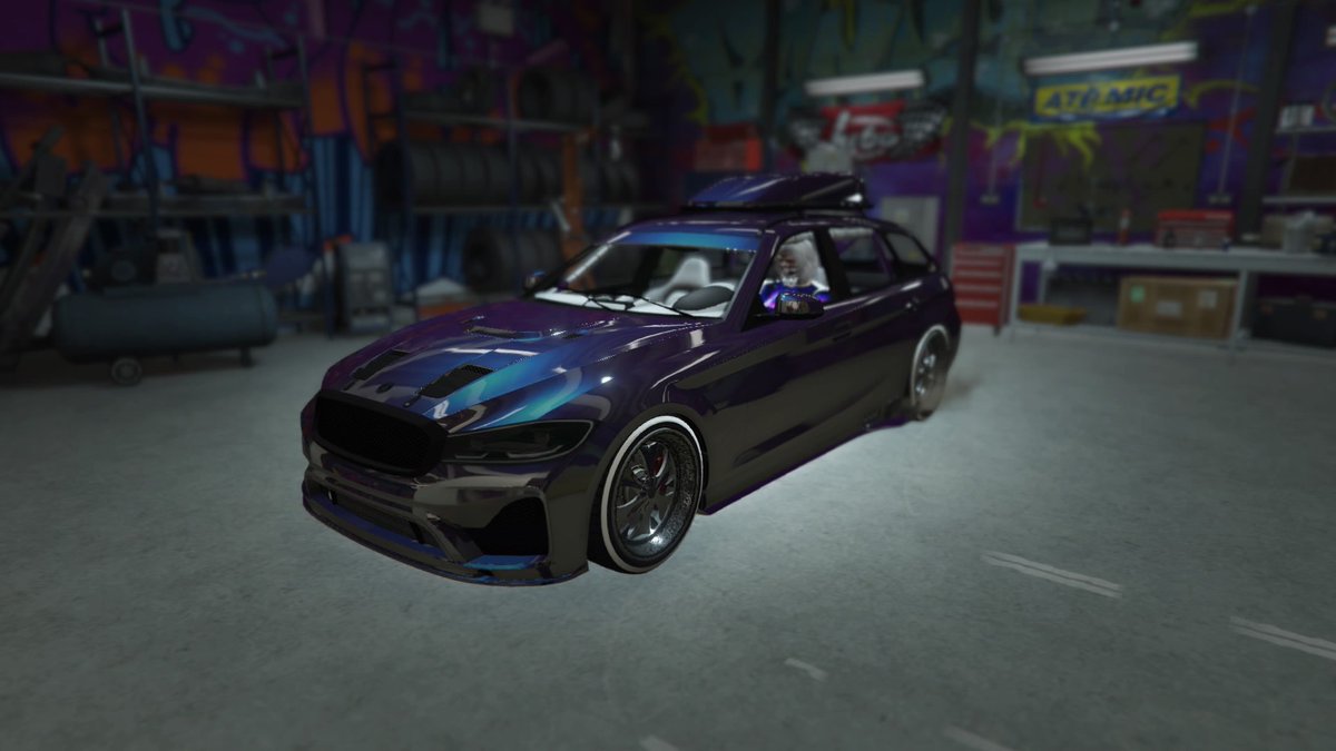 N_O_T_C_R_Y_'s tweet photo. Aquí unas fotitos del auto nuevo creado por miembro del equipo PAYO 9 (Ubermacht Rhinehart morado efecto mármol) https://t.co/swp2J4hTdK