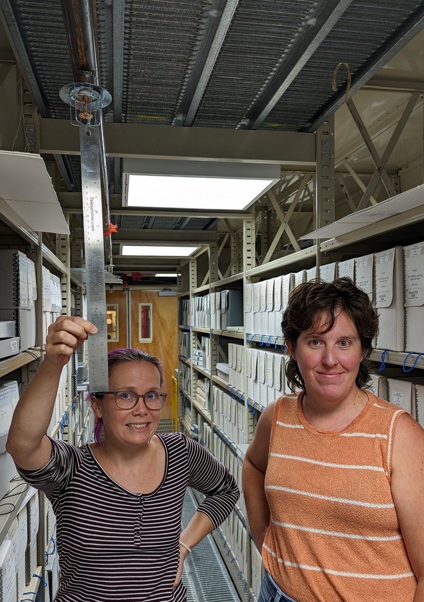 AZHistSociety's tweet image. Did you know... the fire code says there should be at least 18 inches of clearance under a sprinkler?

We didn&apos;t (until this week), and now fear we really ARE out of space. #ArchivesDYK #ArchivesHashtagParty #ArchivesProblems #WeAreNotEvenJoking #SendHelp