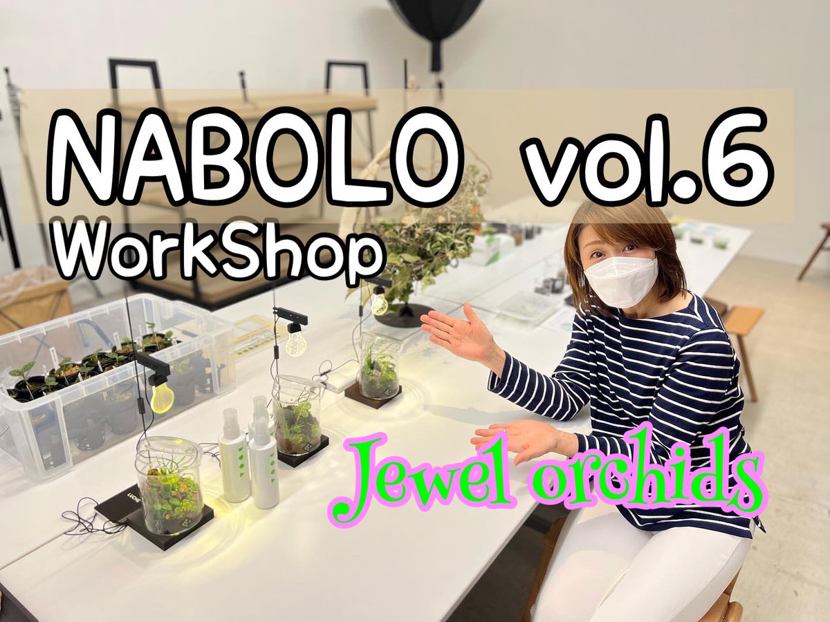 AquaRevue's tweet photo. お陰様で無事ワークショップ終了しました。
#ワークショップ #NABOLO #ジュエルオーキッド #aquarevue
#paluda https://t.co/auo7CsOpwK