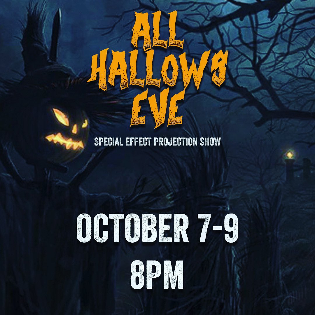 CoronaHaunt's tweet photo. All Hallows Eve begins tomorrow!
Show begins at 8pm Friday-Sunday.

Who are we seeing this weekend? https://t.co/GFv8sCq8wU