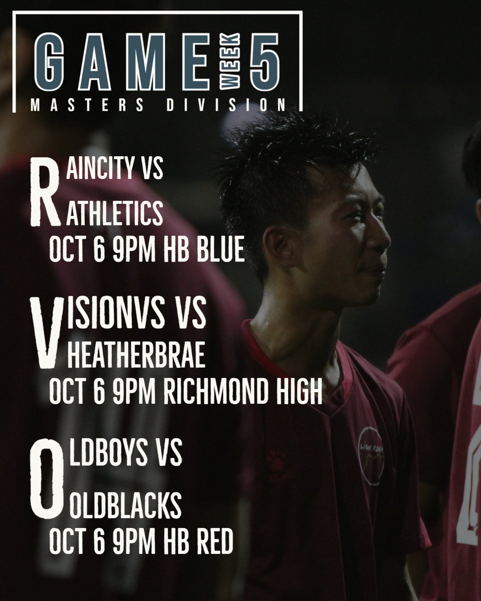 RmdAdultSoccer's tweet photo. Game week 5! Good luck teams! https://t.co/zobeEWnpBE