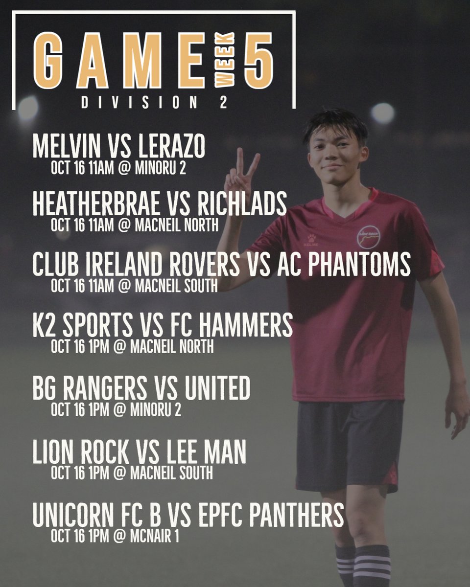 RmdAdultSoccer's tweet photo. Game week 5! Good luck teams! https://t.co/zobeEWnpBE
