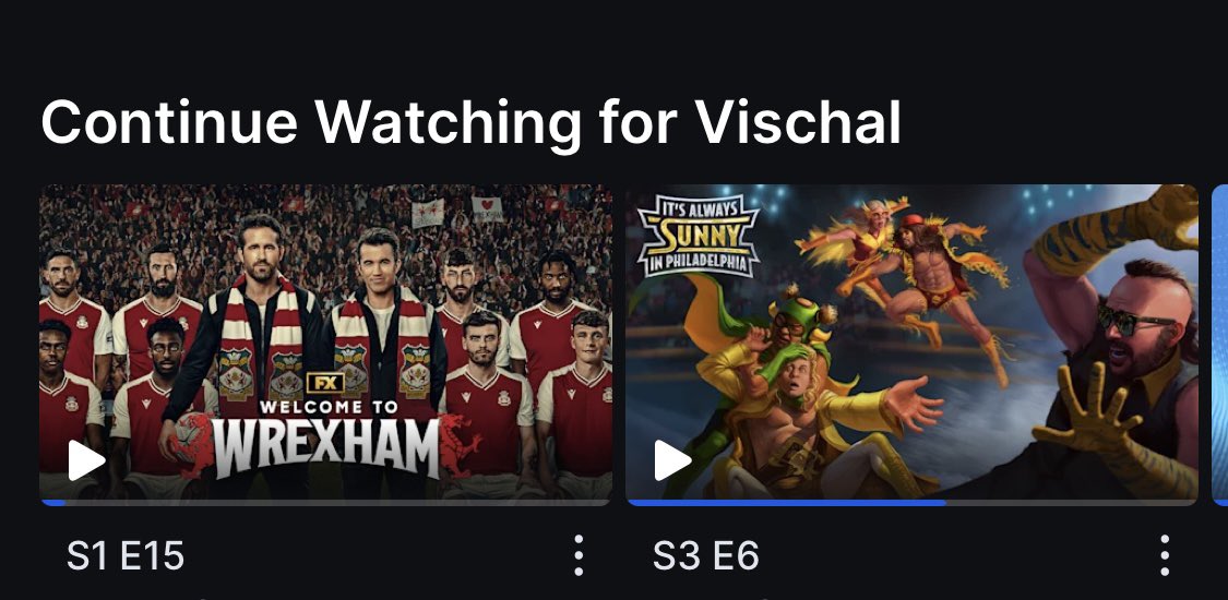 vischal's tweet image. Thanks to @WrexhamFX for reminding me to watch #ItsAlwaysSunnyInPhiladelphia 
@RMcElhenney just waiting for Season 3 of #MythicQuest to drop!
#WelcomeToWrexham #WrexhamAFC