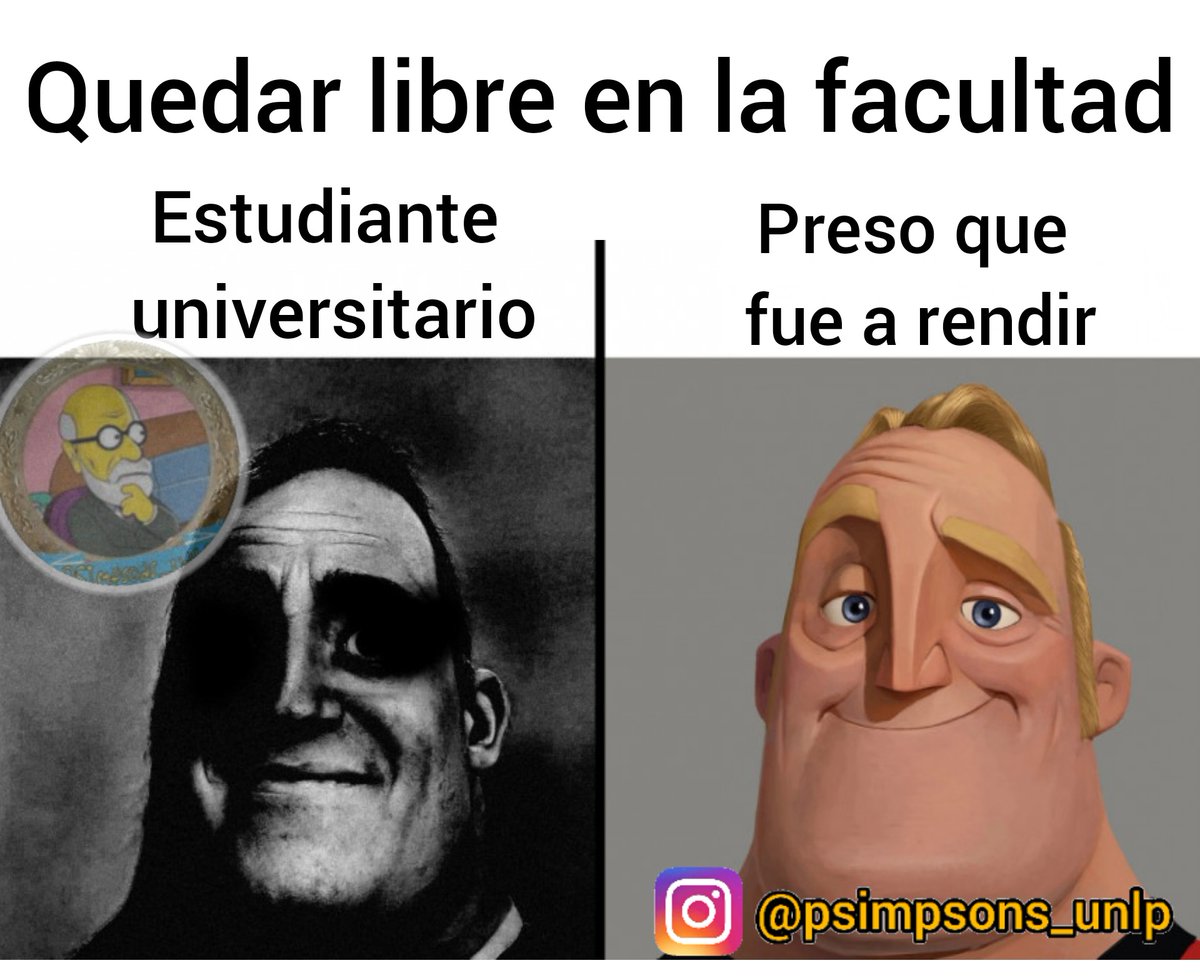 PsimpsonsU's tweet photo. Hoy un preso (estudiante de #UNLP ) intentó fugarse en la facultad....y estallaron los #memes https://t.co/wGyKgZP4z9