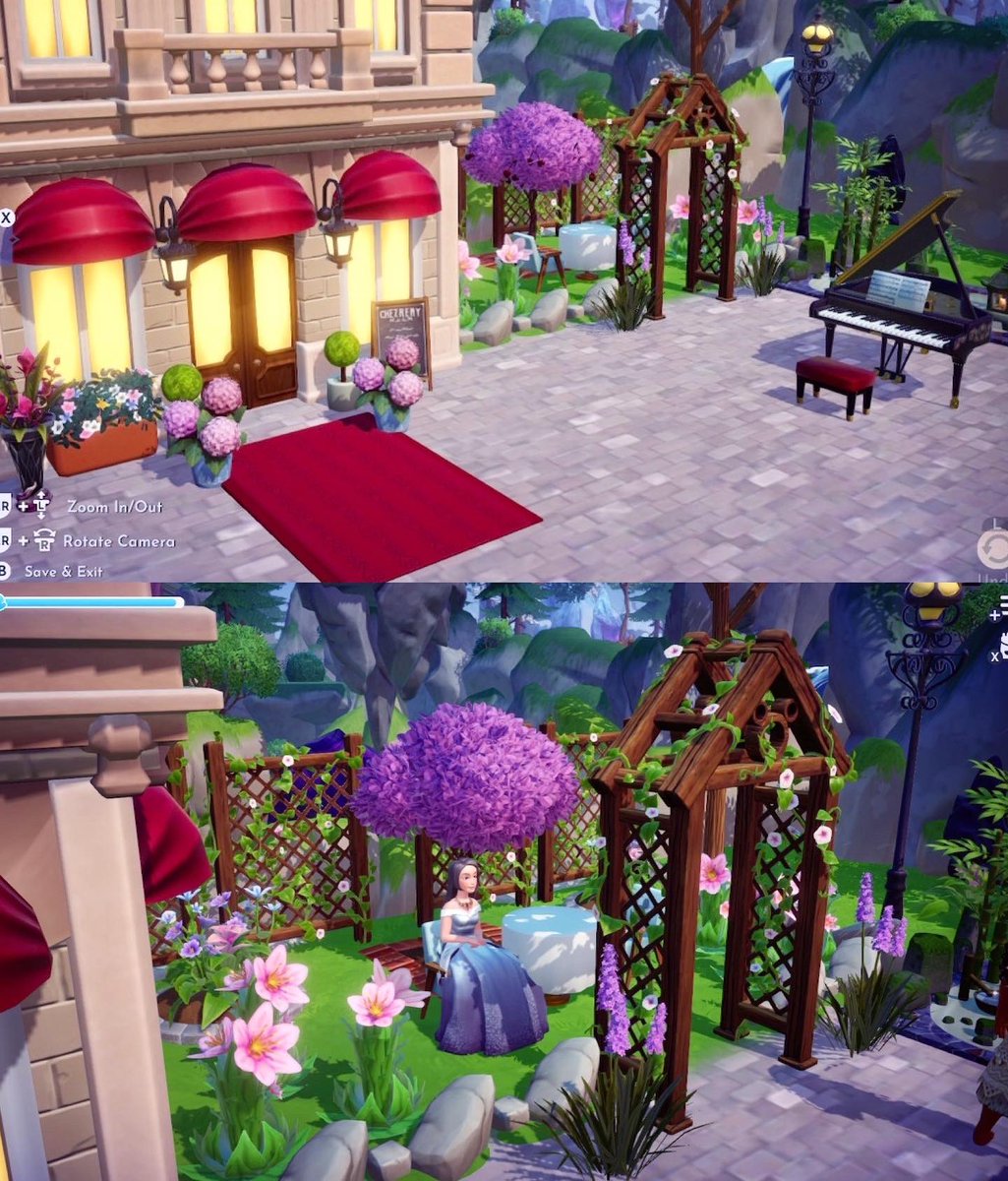 moni_acnh's tweet photo. Rolling out the red carpet for Remy’s Fully Upgraded Restaurant Launch! Live outdoor entertainment with VIP secret garden 🪴 🌸🌺🌷 #chezremy #chefremy #ratatouille
#disneydreamlightvalley #dreamlightvalley #dreamlightvalleycommunity #DDLVCommunity @DisneyDLV https://t.co/sZc3d2Wb1x