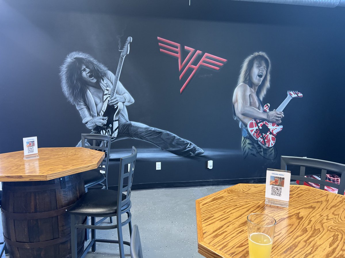 Having a Rayz Hayz IPA …
Bittersweet on the 2nd Anniversary of the greatest guitarist of ALL TIME’s death. ⁦<a href="/WolfVanHalen/">Wolf Van Halen</a>⁩ ⁦<a href="/Wolfiesmom/">valerie bertinelli</a>⁩ 
#RaiseYourGlass #Eruption