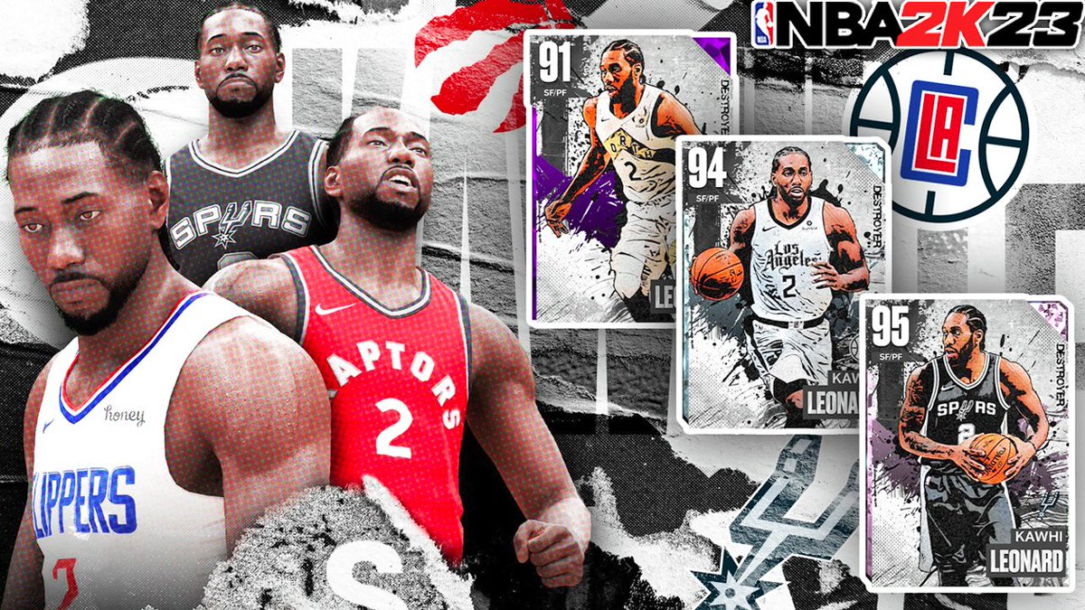 tydebo24's tweet photo. THREE DIFFERENT KAWHI LEONARD CARDS COMING TOMORROW IN NBA 2K23 MyTEAM!

⬇️⬇️⬇️⬇️
https://t.co/HB2oC3PxkB https://t.co/RGCT1FpBD5