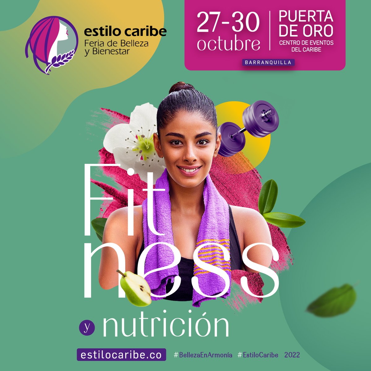 CorferiasCaribe's tweet photo. Llega a Barranquilla #EstiloCaribe, la feria que ofrece una experiencia integral alrededor de la belleza, la salud y el bienestar corporal.
Tendremos categorías como:
• Cosmética
• Peluquería y barbería
• Fitness y nutrición
• Estética, spa y salud deportiva https://t.co/gByurUPQTo