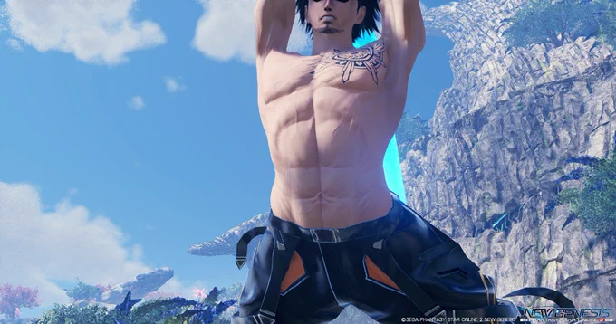 キャラムービーの筋肉映え#PSO2NGS #ぷそ筋曜日 