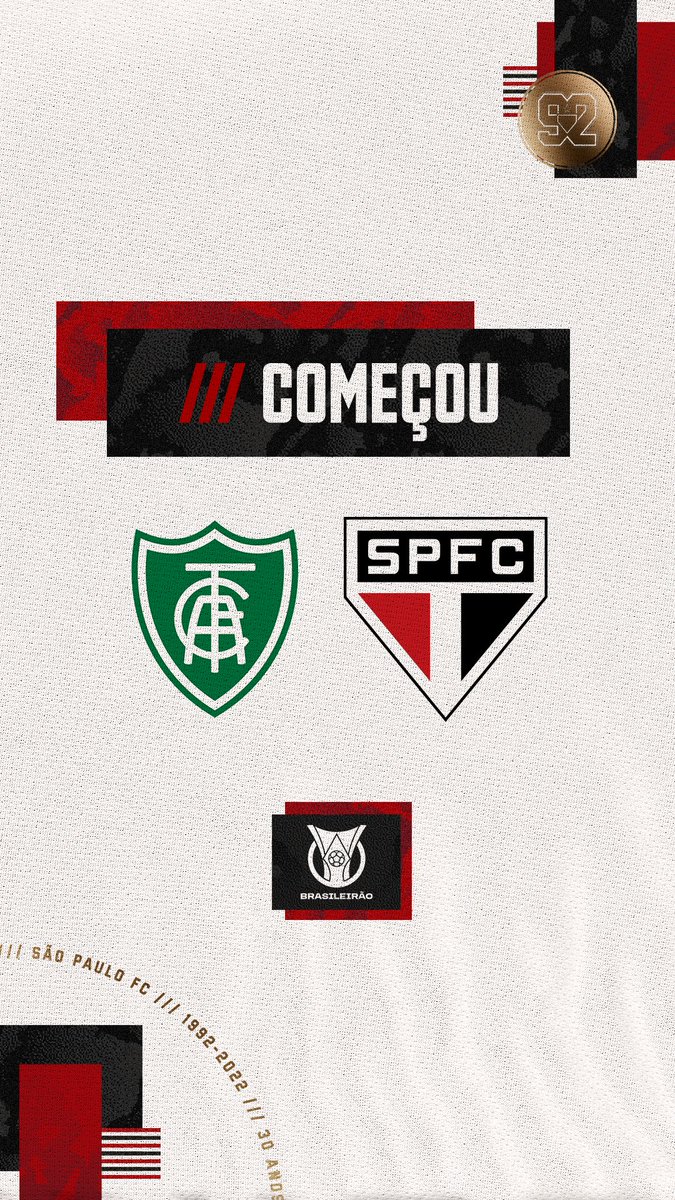 SaoPauloFC's tweet photo. Começou!

#Brasileirão2022 
#AMExSPFC 
#VamosSãoPaulo 🇾🇪 https://t.co/oTwvKzwSB7