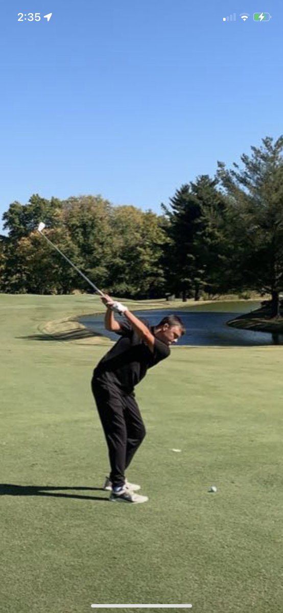 CB2492's tweet photo. All year long Matt was the first to arrive and the last to leave. This kid was unbelievable to watch this season. He finished yesterday 3 over at Bowling Green Country Club to put him inside the top 40 for the final round of the state tournament. #WeAreBC #RegionChamp https://t.co/dL1UenJApc