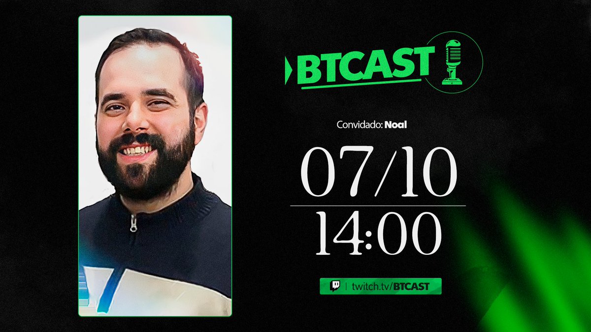 BTSBrasilTV's tweet photo. BTCAST! 🎙
Nosso convidado da semana é o @noal_arthur! Fundador da @godgenesisbr e Coordenador de eSports na @cbdelesports 🙌
Nossa conversa é amanhã, às 14h, então já anota na agenda e preparem suas perguntas!
🟣 https://t.co/9JBSN9zUG8
#btcast https://t.co/lfuoNu5Huv