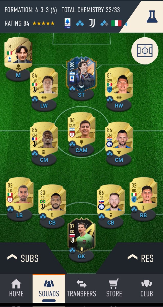 itsrobertfield's tweet photo. @MattHDGamer Milito is a beast, 14 games 17 goals and 3 assists. That left CB Bremer for Juve, feels 95 rated for some reason🤣 https://t.co/GFIceilCWR