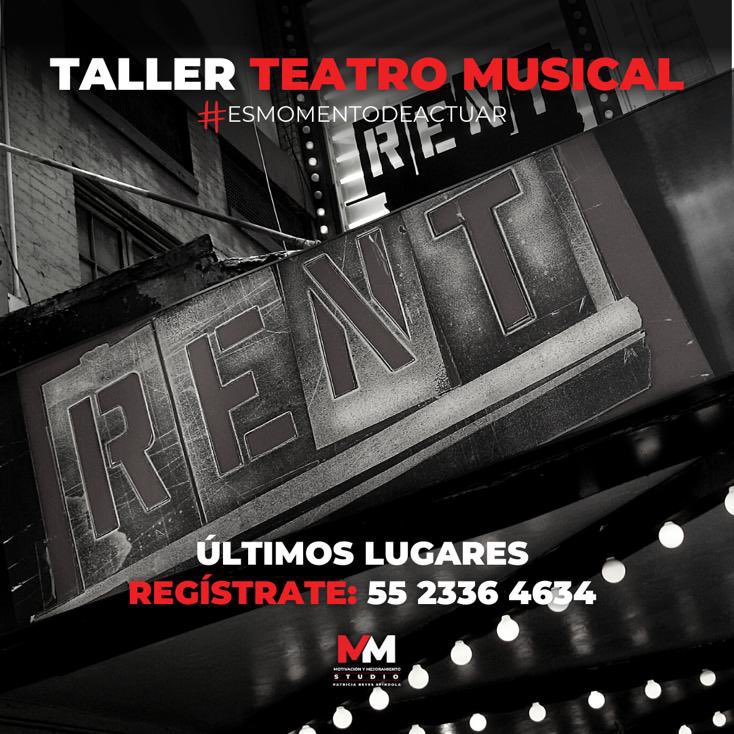 reyesspindola's tweet photo. Últimas audiciones para el taller de teatro musical. #RENT Ven a disfrutar y a formar parte de la comunidad #MMStudio https://t.co/1Sy8US6P7w