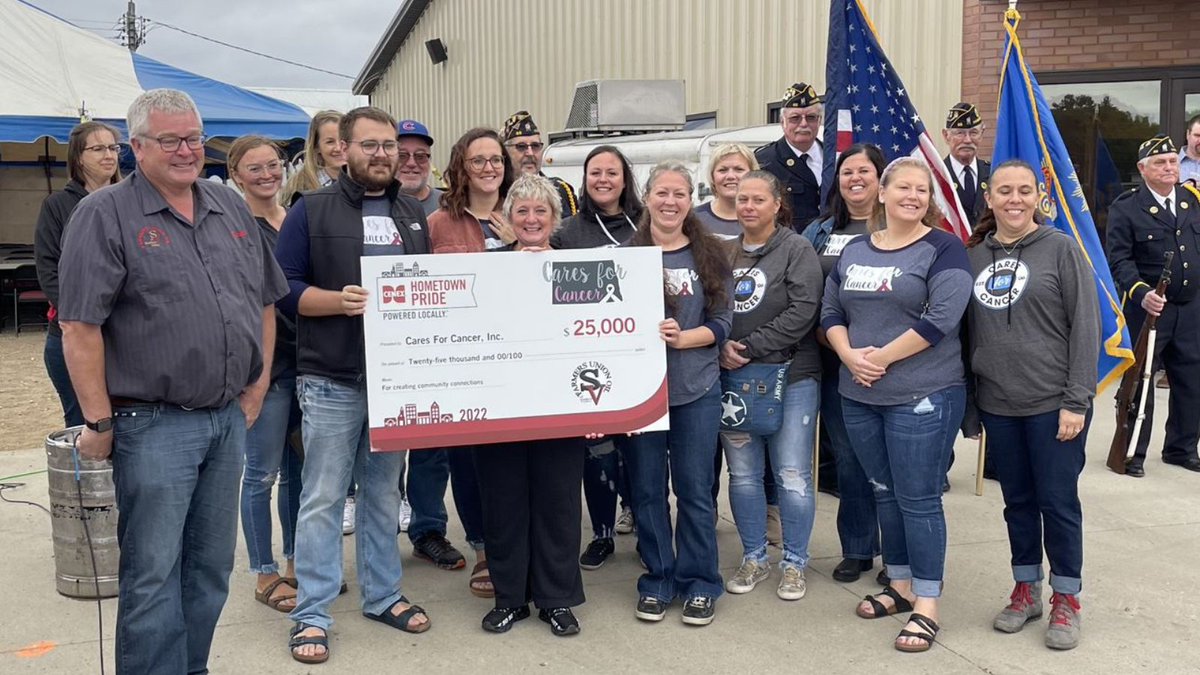 Congratulations to the recent Hometown Pride grant winner, Cares for Cancer, Inc.. The organization supports people in their community who are battling cancer and other chronic illnesses. Learn more about how Cenex invests in communities just like yours: bit.ly/3UJXNJA