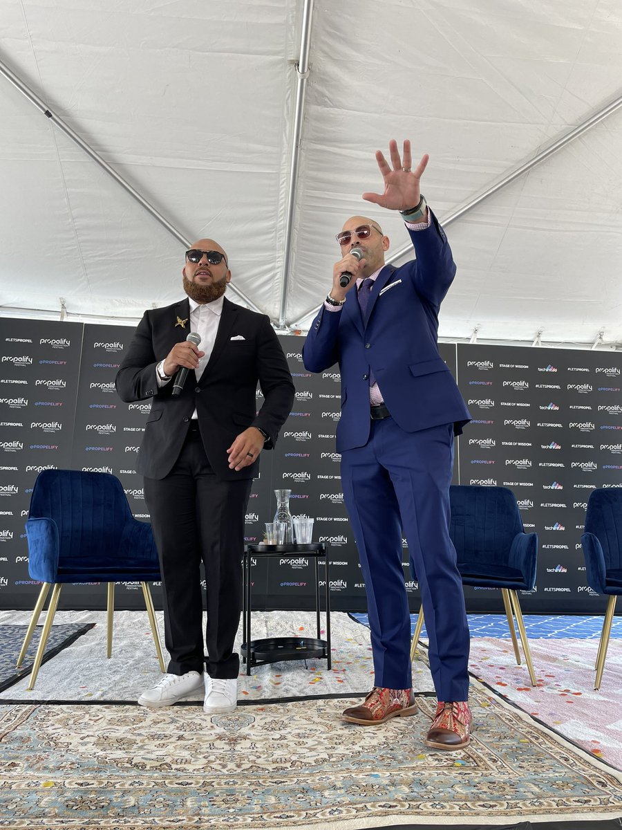 WeAreTechUnited's tweet photo. Shots from the second round of some of the Innovative Speakers🗣️at our Stage of Finspiration💡&amp; Wisdom🧠 at #Propelify2022! 

#propelify2022 #wearetechunited #propel #businessessupportingbusinesses #innovation #innovators #njentrepreneurs #njstartups #letspropel #hobokennj https://t.co/IzsQI14Pen