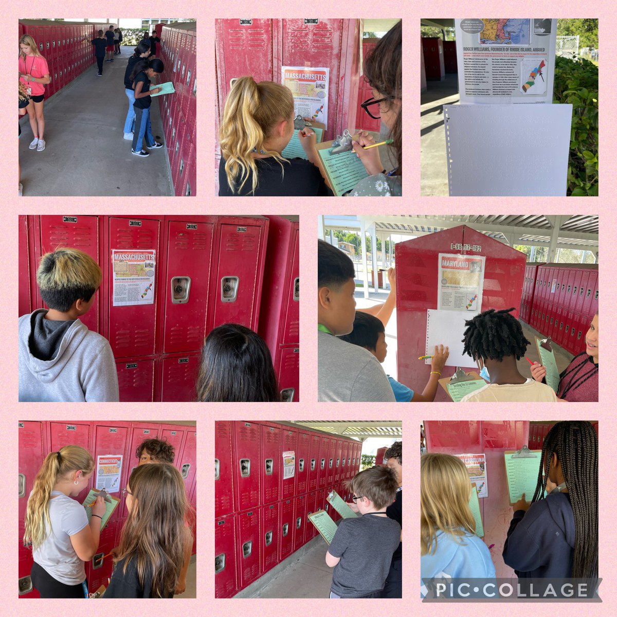 MrsLynTaylor's tweet photo. 6th Grade U.S.History learning about  the 13 Colonies Scavenger Hunt style! https://t.co/THnaTMuVLw