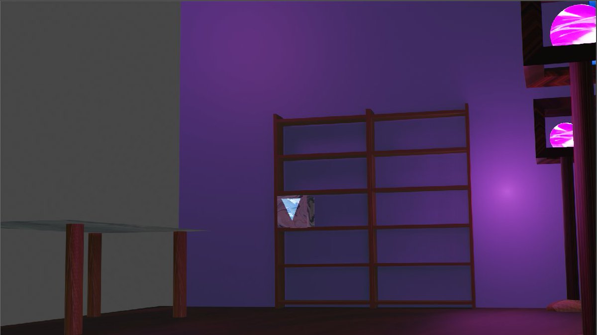 Designs_Shxdow's tweet photo. A purple room design #purple #Blender3d #games #gamedesign #gamedev #art #model #fun https://t.co/CWLZQ8AIGq