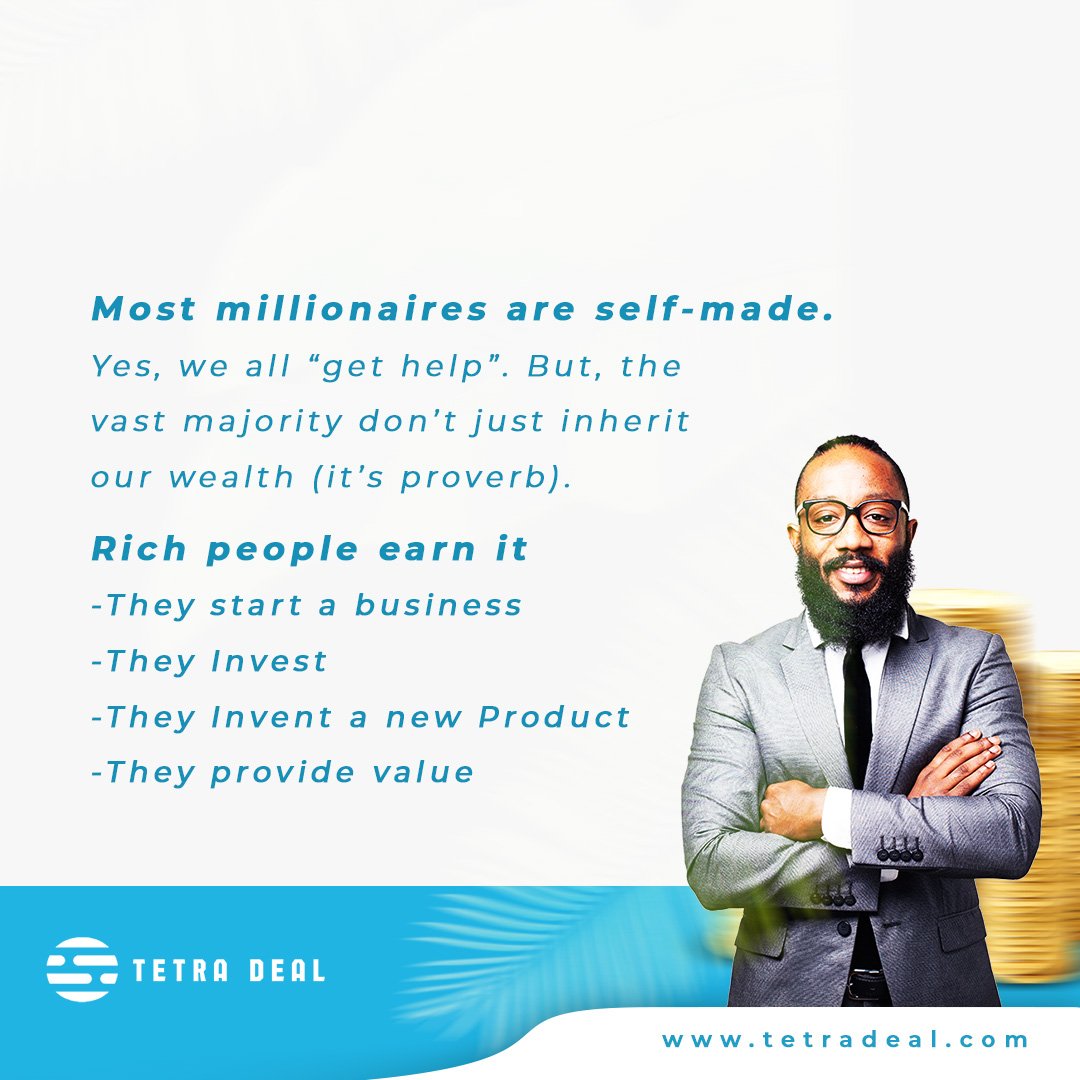 tetradealcom's tweet photo. Most millionaires are self-made. You can be one also!
.
Visit our website to get started investing in crypto and other assets:
https://t.co/advvSsNQFY
.
👉 @tetradealcom 
#TetraDeal
.
#Invest #Gold #success #tesla #bitcoin #teslasupercharger #goldinvestment #bitcoinatm #finance https://t.co/RPMSKeAD13