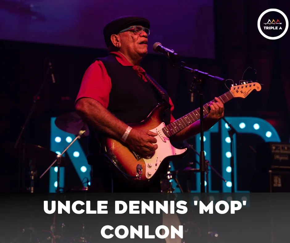 Vale Uncle Dennis 'Mop' Conlon. Thank you for the music, justice, leadership, and community. You will be missed. If you don't know Uncle Mop or his band Mop and The Dropouts then google and YouTube.
#BrisbaneBlacks
#MopAndTheDropouts

abc.net.au/doublej/music-…