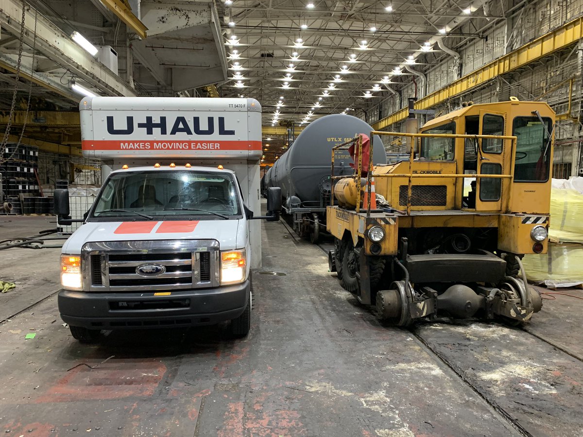TeeVeeJim's tweet photo. Five days on the road this week - PHL to Erie. Along the way I did some @TheCRHS artifact retrieval, needing a U-Haul to get the job done. Join me for a beer @ #ShipFirstFridays & I will regale you with stories about a super cool piece of CR history just saved from a dumpster. https://t.co/3uk9Xf0qTy