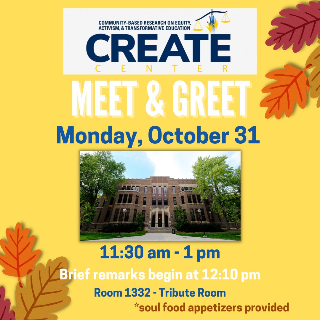 Save the date - Monday, October 31! RSVP here: eventbrite.com/e/create-cente…