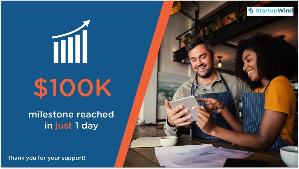 karenmsteele's tweet image. Proud to be an advisor to @StartupWind  just launched a wildly successful campaign to help #SMBs build and thrive startengine.com/startupwind