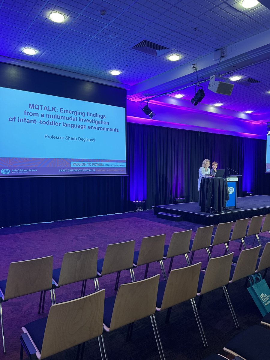 ‘What we need to understand is that language does not develop in isolation, language develops in a rich language environment.’ @SheilaDegotardi #ECAConference