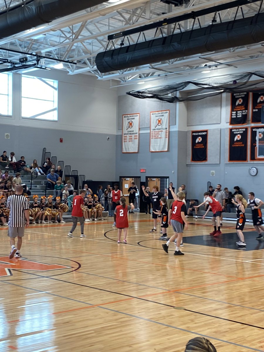 The *first* Silver Lake Unified Basketball team had their *first* game today! Awesome teamwork and sportsmanship. Way to go! Thank you to Middleboro HS for hosting us!